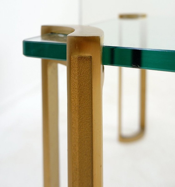 Image 1 of Table basse carrée Peter Ghyczy - Années 1970 - Style Hollywood Regency