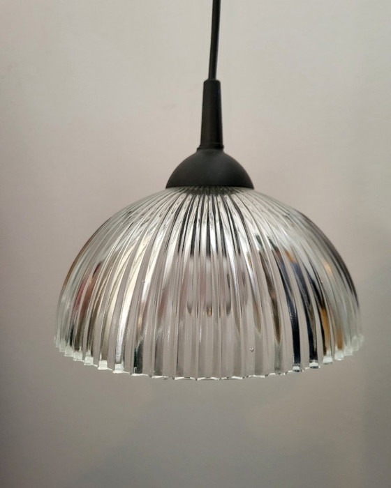 Image 1 of Lampada a sospensione vintage Prisma olofanica