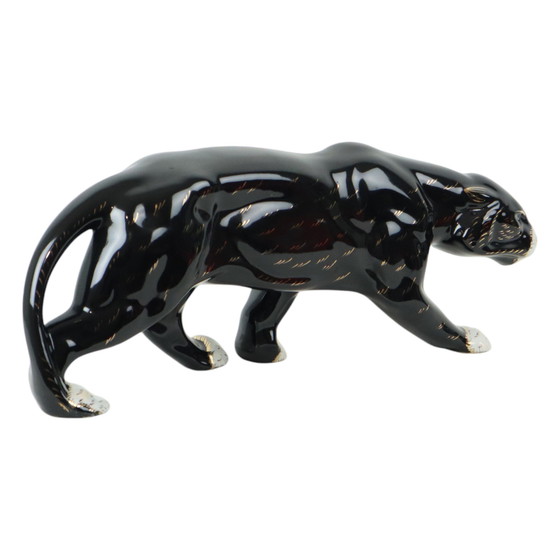 Image 1 of Art Deco Stijl Panter Keramiek