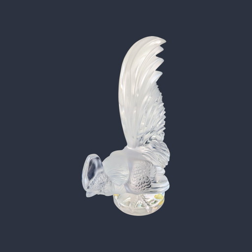 Gallo Lalique, cristallo 'Le coq nain'