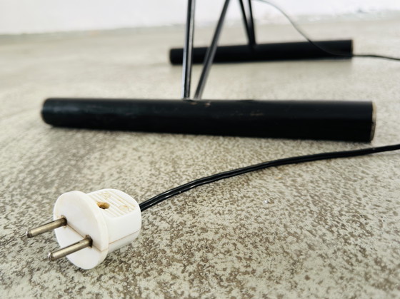 Image 1 of NO. 12 SUN SERIES (ZONNESERIE) FLOOR LAMP BY H. BUSQUET FOR HALA ZEIST, THE NETHERLANDS, 1950s