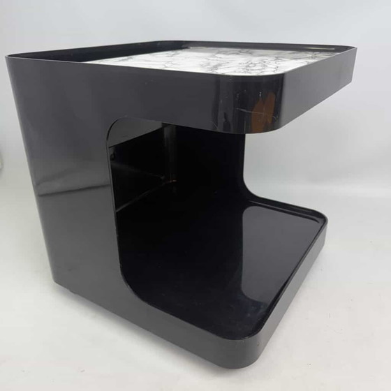 Carrello bar roulante modello "Game" di Marcello Siard per Collezioni Longato Padova, Carrelli bar, Nero (foto 5 di 17)