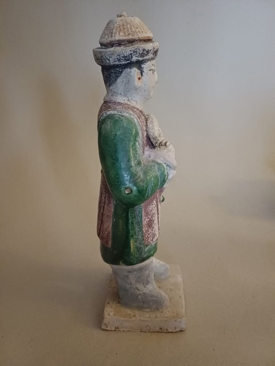 Autentica statuetta zodiacale in terracotta policroma della dinastia Ming. – Sculture, Ceramic (photo 5 of 5)