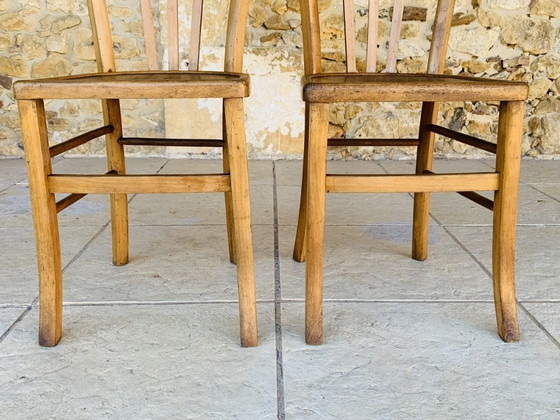 Image 1 of Vintage Bistro Chairs from Luterma, 1950s, Set of 2