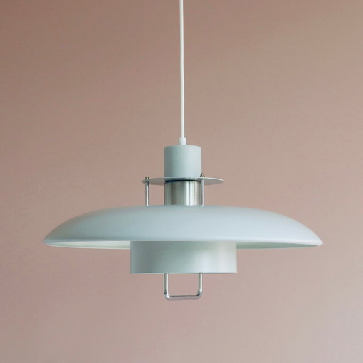 large gray Danish vintage design LAMP Lyskaer Belysning MCM