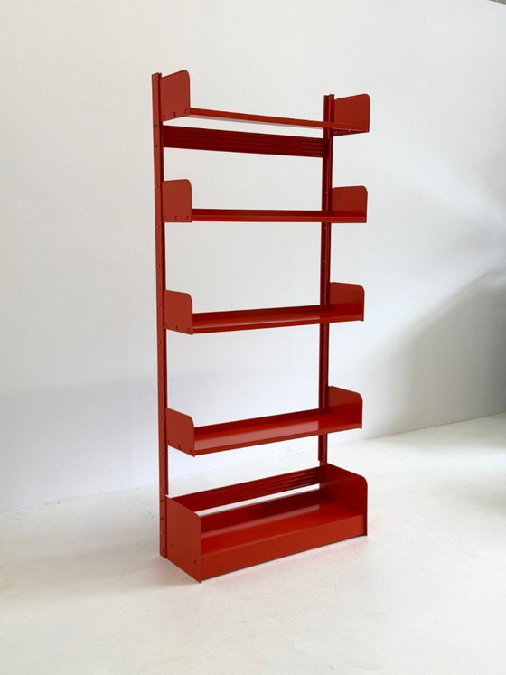 Image 1 of Bibliothèque Congresso de Lips Vago, couleur rouge orangé