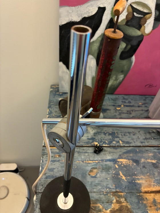 Vintage Stilux Milano Desk lamp, 1960s / Mid-Century – Metal, Chrome (photo 5 of 12)