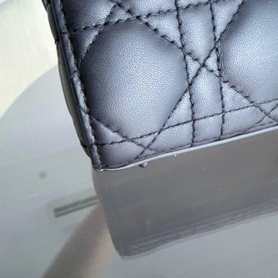 Image 1 of DIOR LADY SMALL MYABC FLAP - PELLE DI VITELLO CANNAGE CON FERRAMENTA NERA