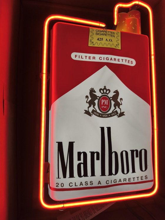 Marlboro Neon NOS – Dekorative Objekte, Glass, Metal (photo 3 of 15)