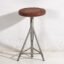 Sgabello rotondo in metallo stile industriale (c.1950) #9 – Sgabelli, Iron, Industrieel (photo 10 of 16)