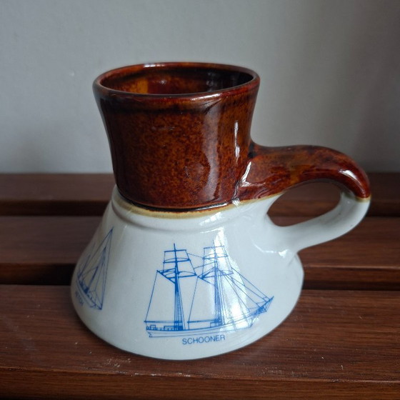 Image 1 of Tazza/Tazza da marinaio appena sopravvissuta. Designer Feltman Langer. 1979