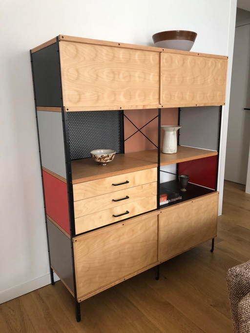 Eames Aufbewahrungseinheit ESU Bücherregal – Vitra, boekenkasten, Metal, Wood