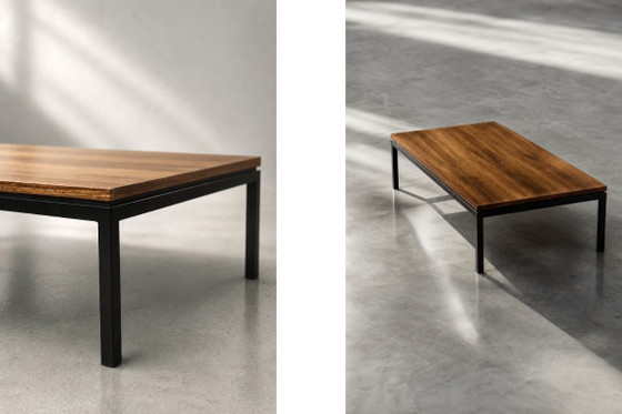 Vintage lage teakhouten salontafel in mid-century modern stijl, Denemarken, jaren 70 – Wood (photo 7 of 11)