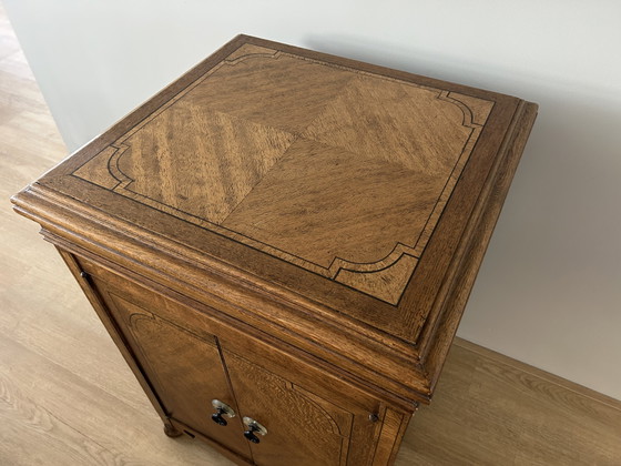 Prachtige vintage grammofoonkast – Edephone, Kasten, Metal, Wood (photo 4 of 10)