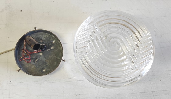 Image 1 of Bauhaus Style Glass Ceiling or Wall Light - Mid-20th Century