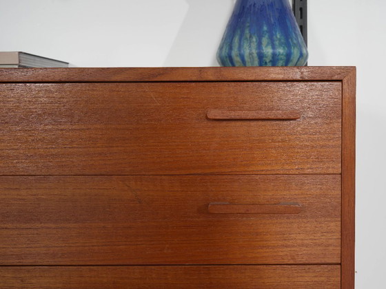 Modulaire stellingen van Kai Kristiansen, teakfineer met zwarte wandrails, Denemarken, jaren 60. (photo 19 of 31)