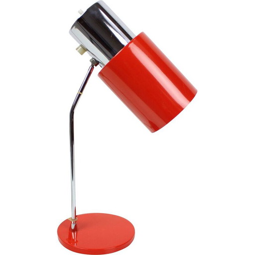 Vintage lamp in gelakt metaal van Josef Hurka voor Napako, Tsjecho-Slowakije 1970