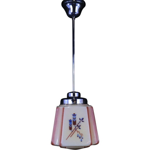 Lampe suspendue Vintage Art Deco, 1930