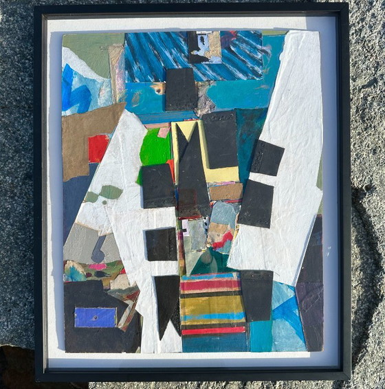 Image 1 of Abstracte collagecompositie. Verenigd Koninkrijk, jaren 1960