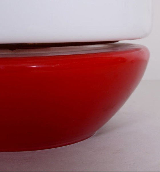 Image 1 of Mushroom Table Lamp Mid Century Glass Štěpán Tabery 1960s Bohemia