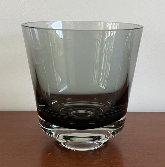 Image 1 of Nuutajärvi Notsjö Design Glass vase model 268 designed by Kaj Franck 1961 signed
