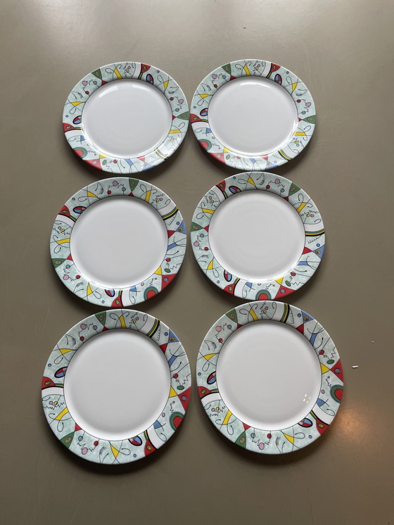 Image 1 of 6 große alte Arcopal Vegas Teller D 31cm