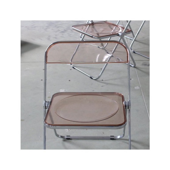 Image 1 of Pinkfarbene Plia Klappstühle (4er-Set)