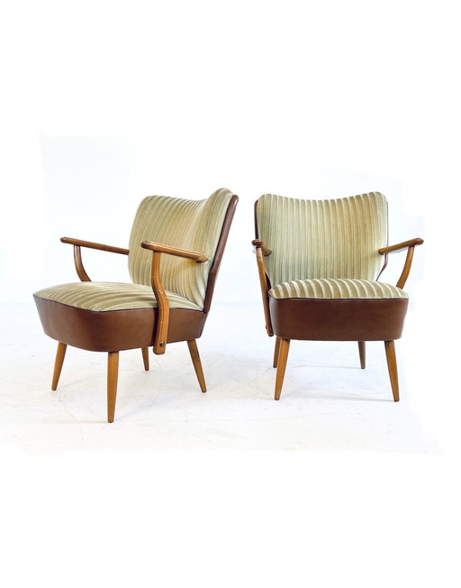 Set Of 2 Vintage Cocktail Chairs 1960s