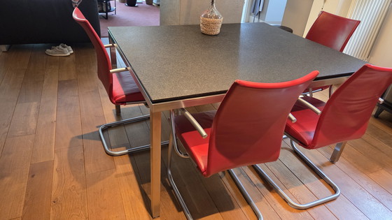 Image 1 of Dining room table and chairs