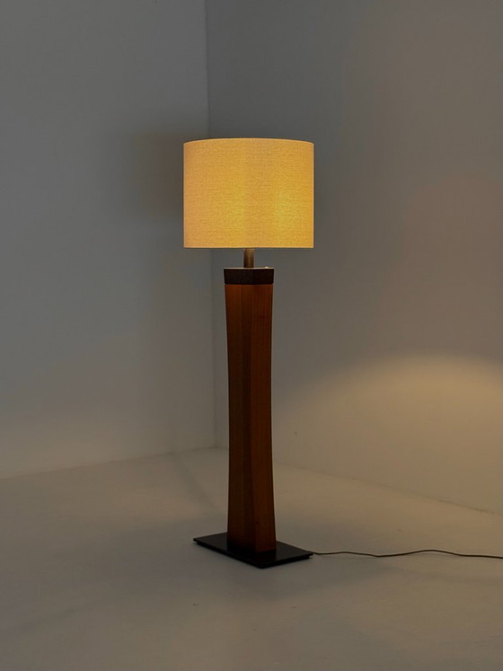 Italiaanse Mid Century Vloerlamp Van Teakhout – Vloerlampen, Wood, Metal (photo 15 of 23)