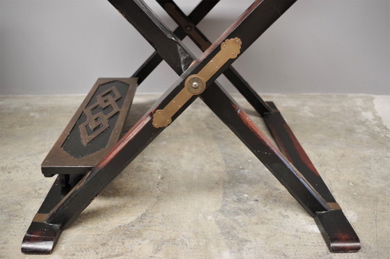 Image 1 of Ein Paar Klappthrone im Stil der Ming-Dynastie – Herstellung in den 1940er Jahren