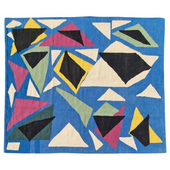 Tapisserie tissée à la main Henri Matisse Atelier Mourlot 1959 | Laine | Art textile moderne (91 × 72 po) (photo 3 of 9)