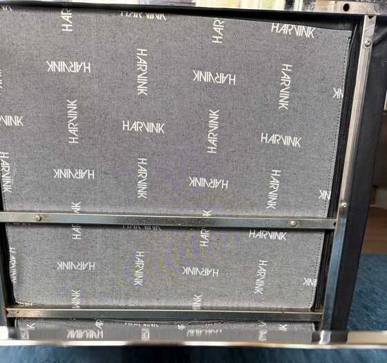 Image 1 of 🖤 ​​Chaises de salle à manger Harvink « Forum » (x6) + table design 220 x 90 cm – bois de cerisier