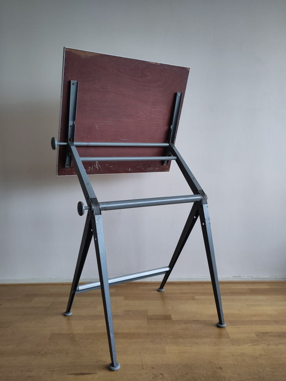 Ahrend de Cirkel Reply Tavolo da Disegno Friso Kramer, Scrivanie, Metallo, Legno, Bianco (foto 11 di 15)