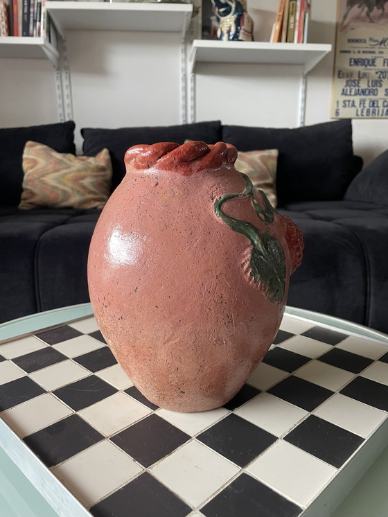 Image 1 of Jarrón de terracota hecho a mano