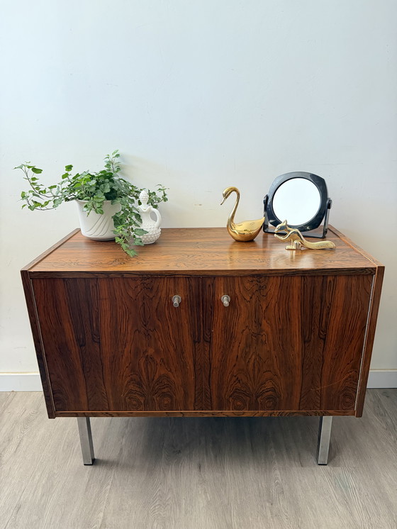 Image 1 of Rosewood veneer cabinet from the 1960s
