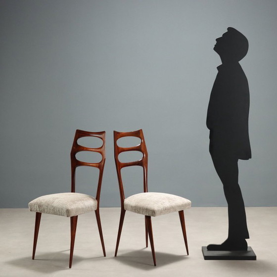 Image 1 of Set of 5 1950s Chairs