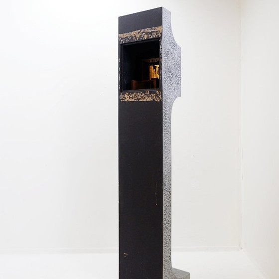 Image 1 of Vintage brutalistische staande klok, jaren 70