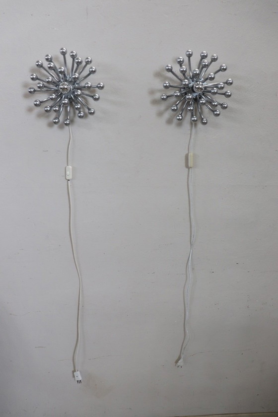 Image 1 of Wall or Table Lamps Pistillo Model by Studio Tetrarch for Valenti, 1970s, Set of 2