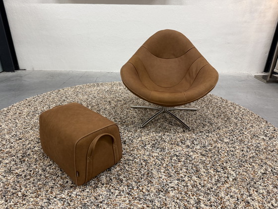 Image 1 of Label van den Berg Hidde Fauteuils Waterbuffel Cognac 