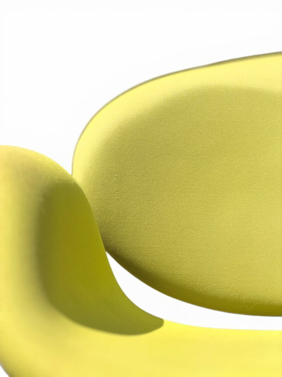 Authentic Pierre Paulin "Little Tulip" Chair for Artifort - Vibrant Green – Dining chairs, Textile (photo 10 of 13)
