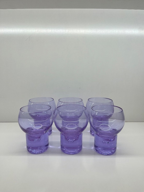 Image 1 of Complete service 30 kameleonglazen Sergio Asti voor Arnolfo di Cambio Glass