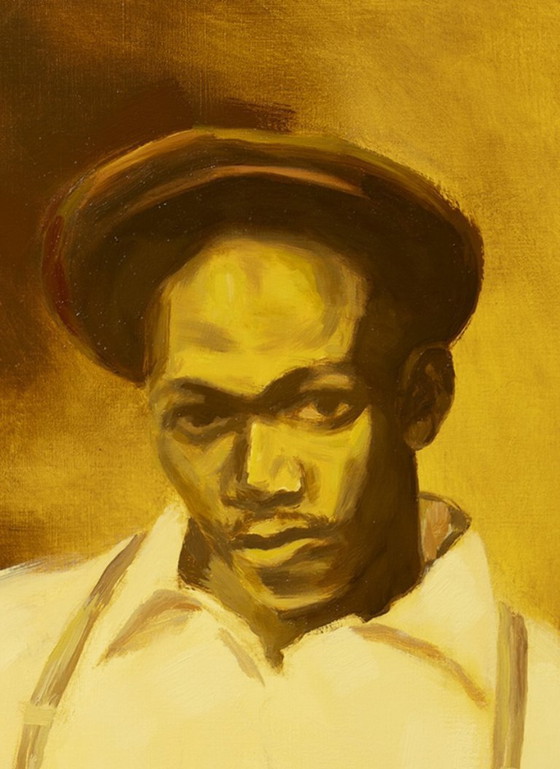 Image 1 of Óleo "Bajo un sol moribundo" Sef Berkers