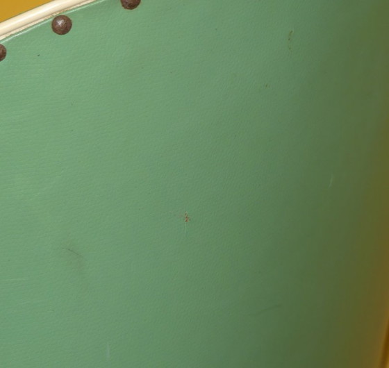 Image 1 of 50er Jahre Cocktailstuhl pastell grün rockabilly Klassiker Stuhl Holz Cocktailsessel Kunststoff retro vintage mid century fiftie