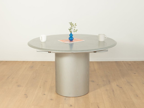 Quadrondo Dining Table, Erwin Nagel, Rosenthal, Silver – Wood (photo 13 of 17)