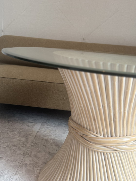 Image 1 of Sheaf of wheat dining table dia 105cm Vivai del Sud Crespi