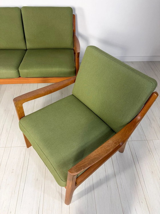 Image 1 of Vintage Senator Teak Lounge Set van Ole Wanscher voor France & Søn, Deens Design, jaren 60