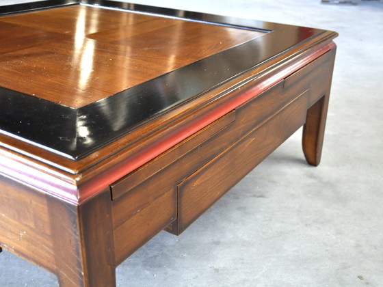 Image 1 of Großer Couchtisch aus Holz von Asi D'assolo (Mitte des Jahrhunderts)