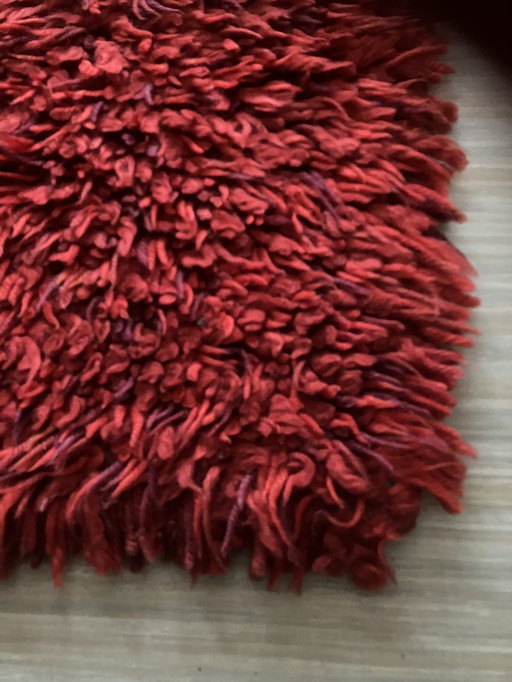 Alfombra vintage de lana de Ed de Cneudt, 140 x 190 cm