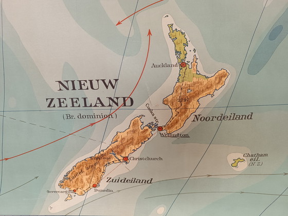 Image 1 of School map: Dutch East Indies, Australia, Oceania